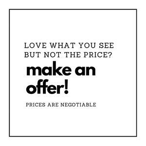 Love the item but not the price? Make an offer!